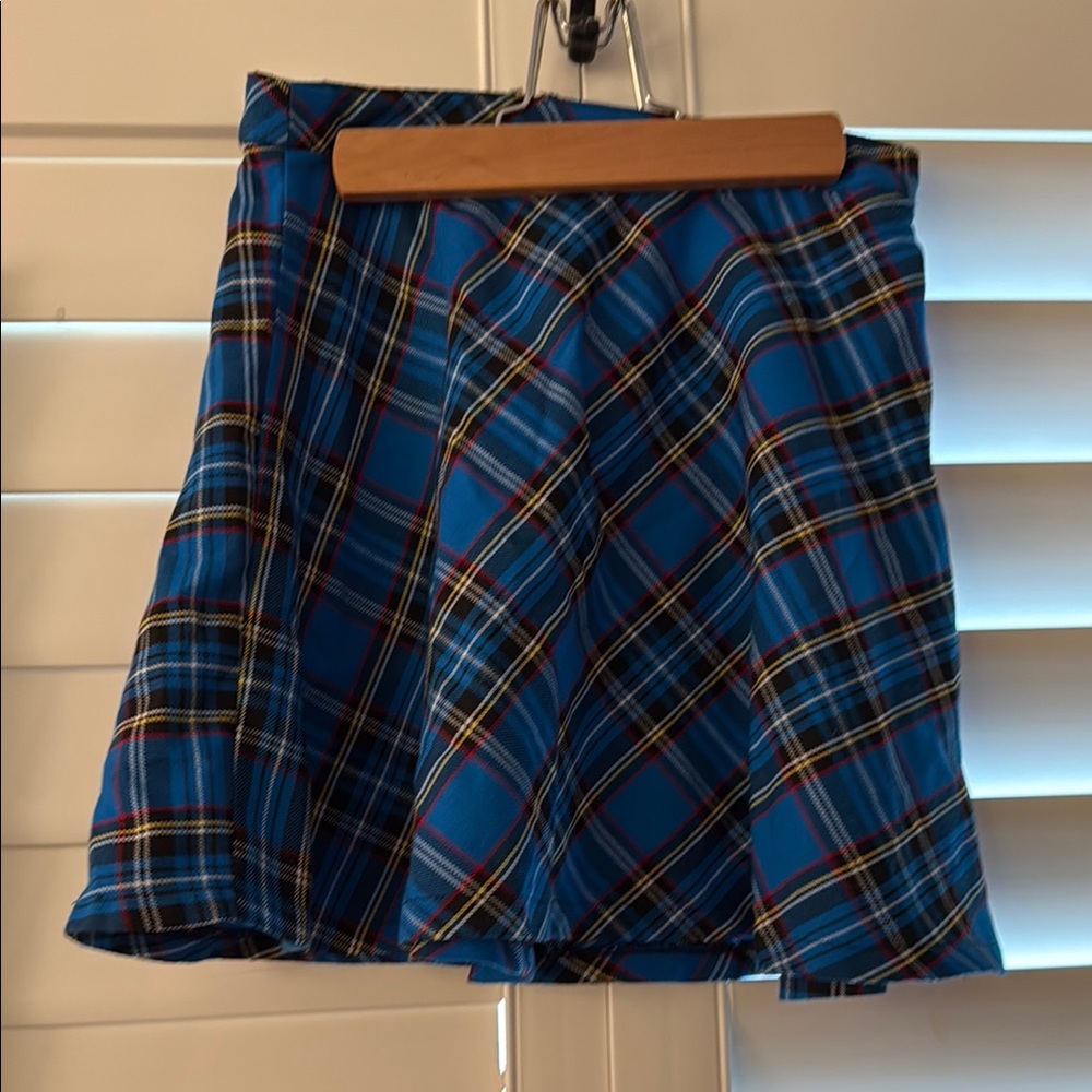 Tripp Blue Plaid Women's skirt Never worn